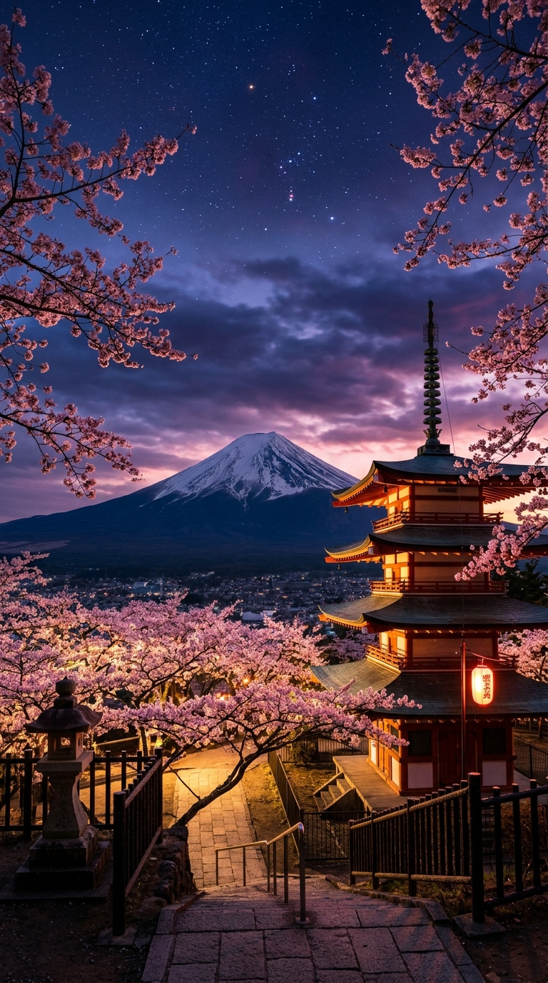 A scenic travel destination
